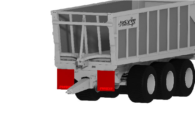 DRAKKAR - Брызговики в передней части шасси