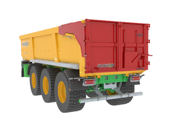 TRANS-SPACE - Puerta trasera hidráulica en 2 piezas