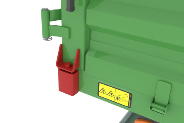 TRANS-EX - Vergrendeling van de achterstijlen