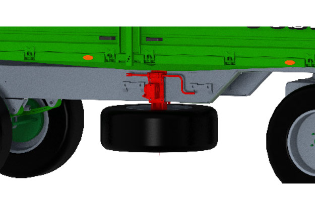 TETRA-CAP - Cabestrante para rueda de repuesto