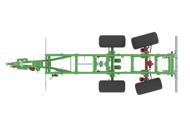 TRANS-KTP 9/11/15/17 - Eje direccional forzado