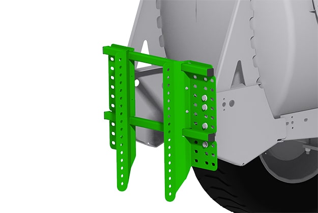 PENDITWIST BASIC - Enganche de la rampa en contrafuertes o bastidor JOSKIN
