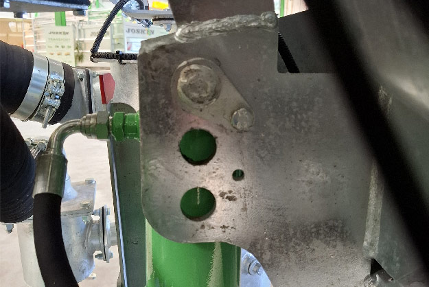 VOLUMETRA - Réglage de la hauteur du timon