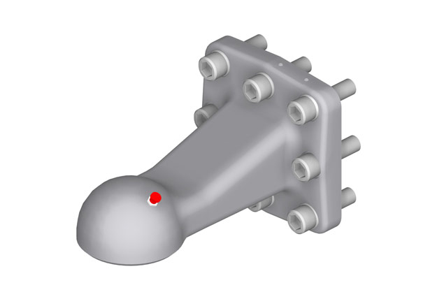 BETIMAX RDS - Œillet à rotule JOSKIN Ø 80 mm 3 t