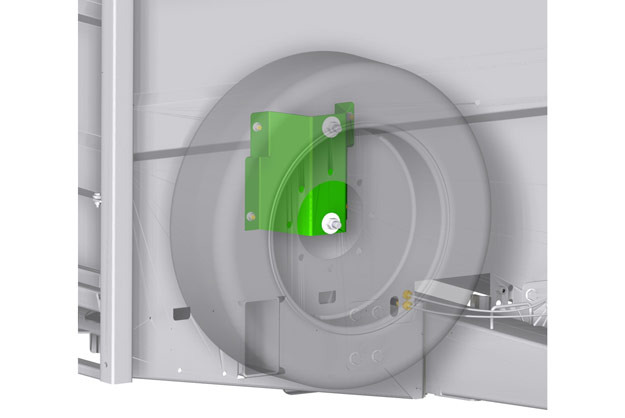 BETIMAX RDS - Support de fixation de roue de secours à l'avant de la caisse