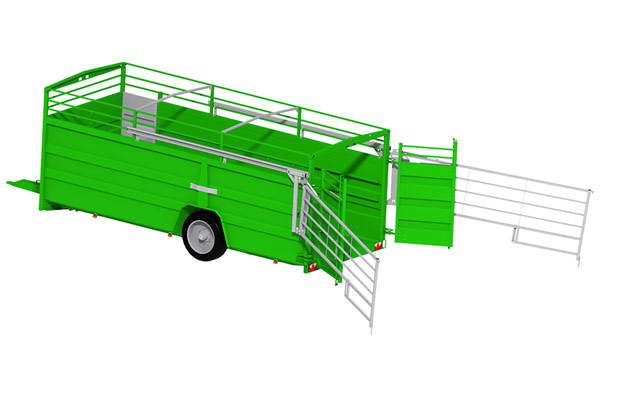 BETIMAX RDS - Jeu de barrières latérales autoportantes galvanisées