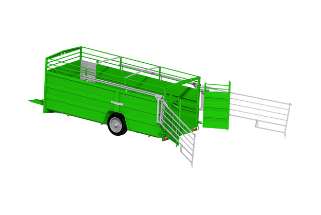 BETIMAX R - Jeu de barrières latérales autoportante