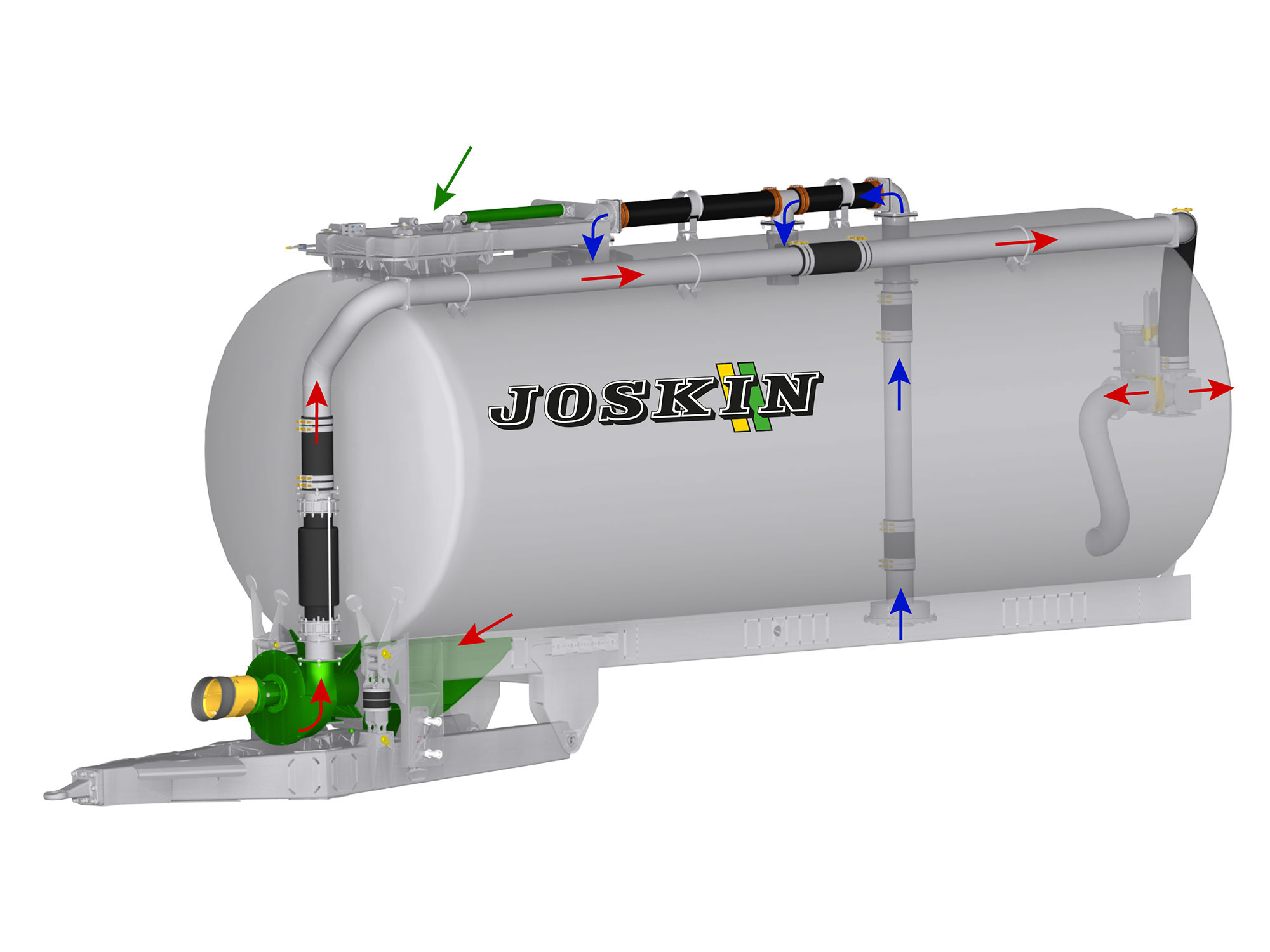 High Flow Centrifugal Pump for Diesel Tanker Refuelling